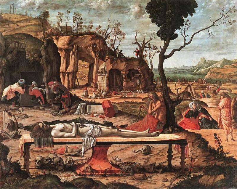 CARPACCIO, Vittore The Dead Christ sf Sweden oil painting art